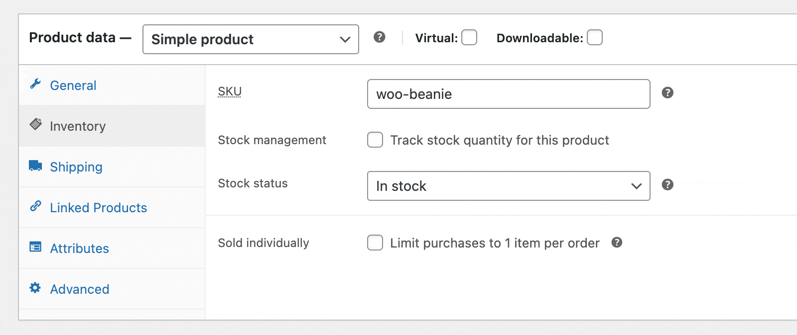 How to add and select a custom product status